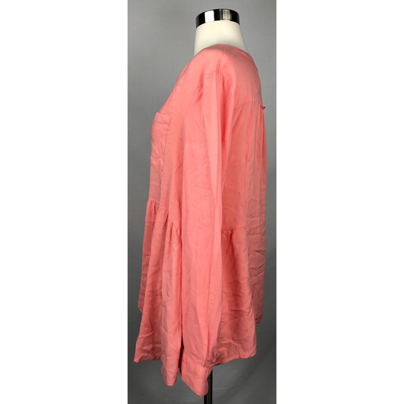 Anthropologie Size 4 Maeve Peach Flowy Blouse Top - Picture 4 of 7
